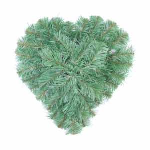Kleines Herz - künstliche Nadeln - 40x40cm - Für Geschäfte und Künstler>Blumenarrangement>Künstliche grüne Kränze