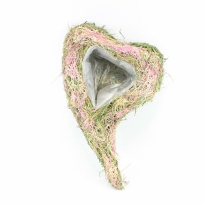Wicker lila-grünes Herz - Für Geschäfte und Künstler>Blumenarrangement>Basis für Blumenarrangement
