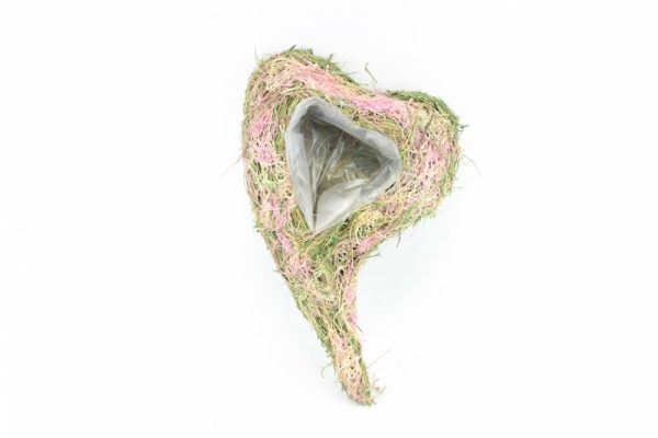 Wicker lila-grünes Herz - Für Geschäfte und Künstler>Blumenarrangement>Basis für Blumenarrangement