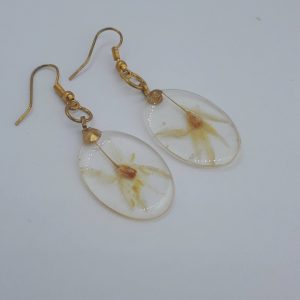 Gelber Lilly Drop - Schmuck>Ohrringe